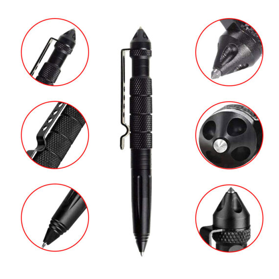 Outdoor Self-Defense B2 Tungsten Steel Tip Tactical Defense Pen EDC Detail