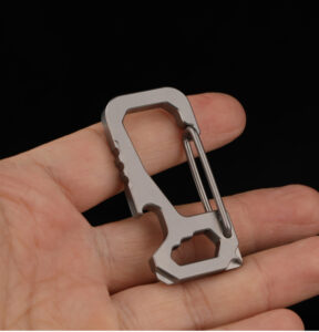 Titanium Alloy Multifunctional Keychain Carabiner Product 1