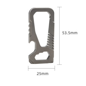 Titanium Alloy Multifunctional Keychain Carabiner Product 3