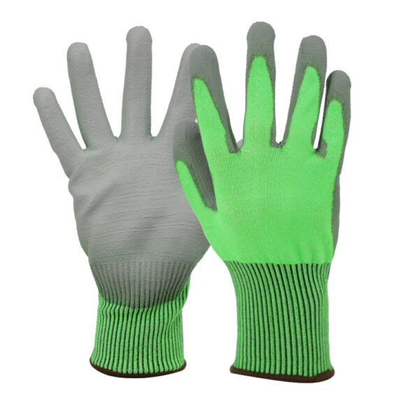 CutPunctureScratch Resistant Gloves - Level 5 PU Industrial 8