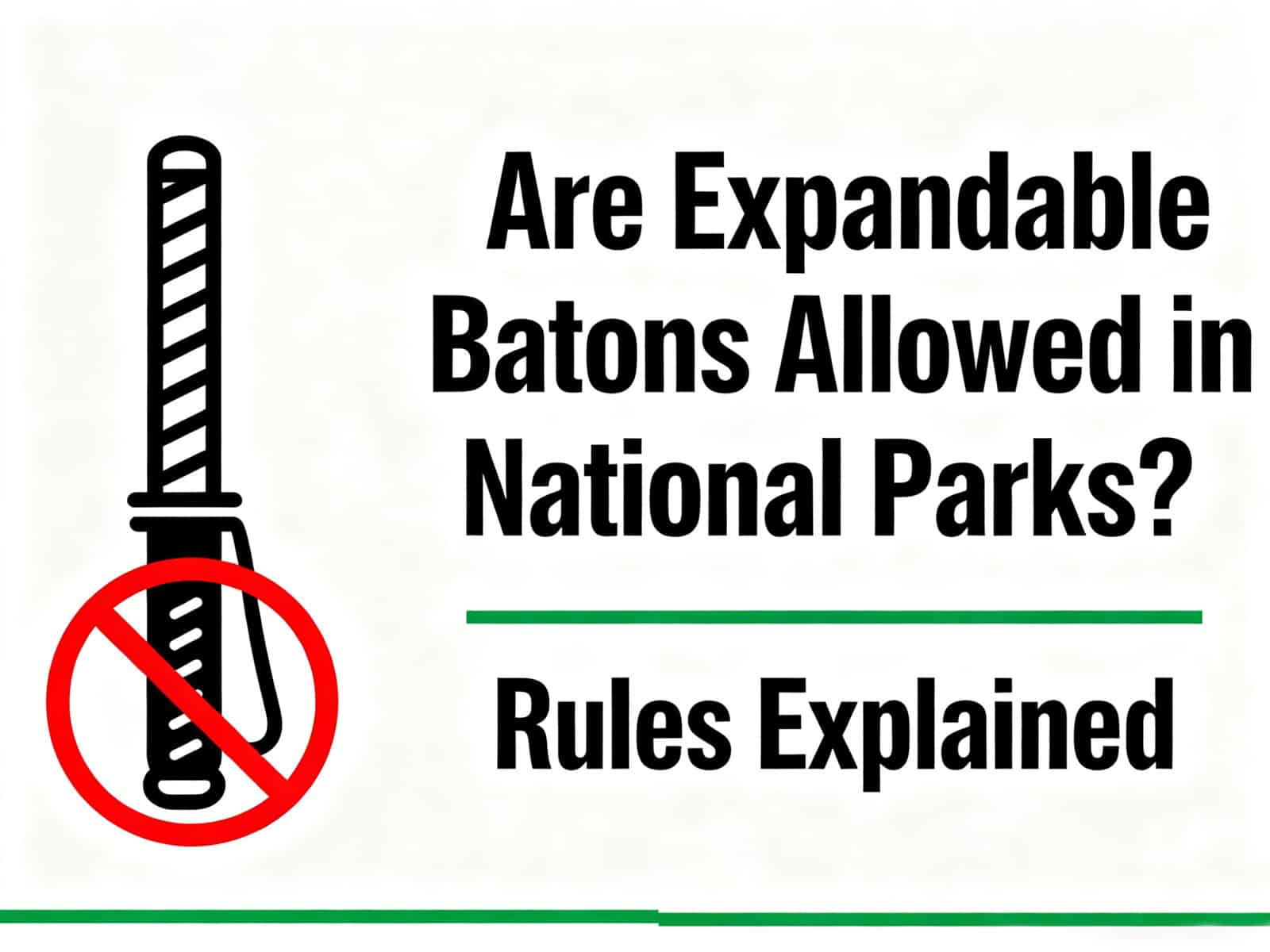 Are Expandable Batons Allowed in National Parks Rules Explained (3)