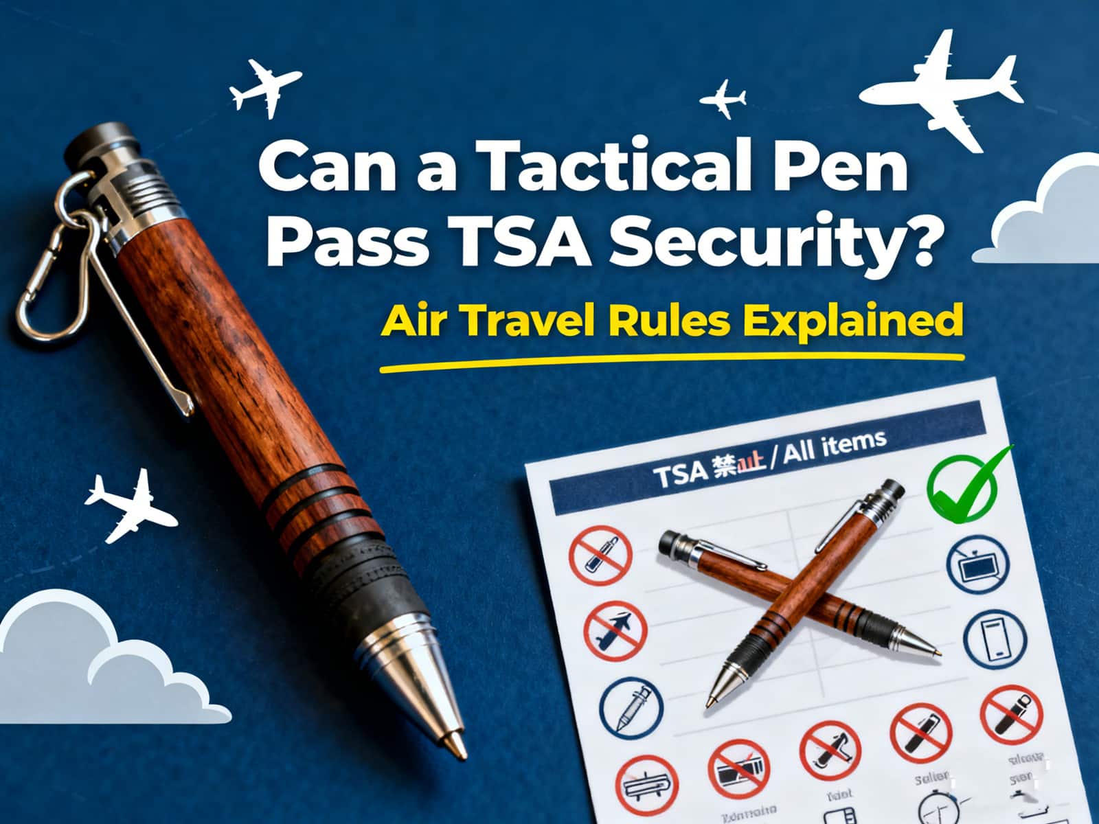 Can a Tactical Pen Pass TSA Security Air Travel Rules Explained (2)