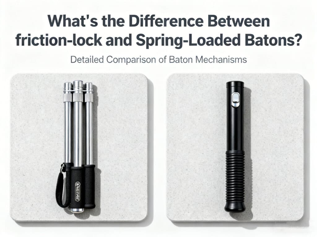 What’s the Difference Between friction-lock and Spring-Loaded Batons