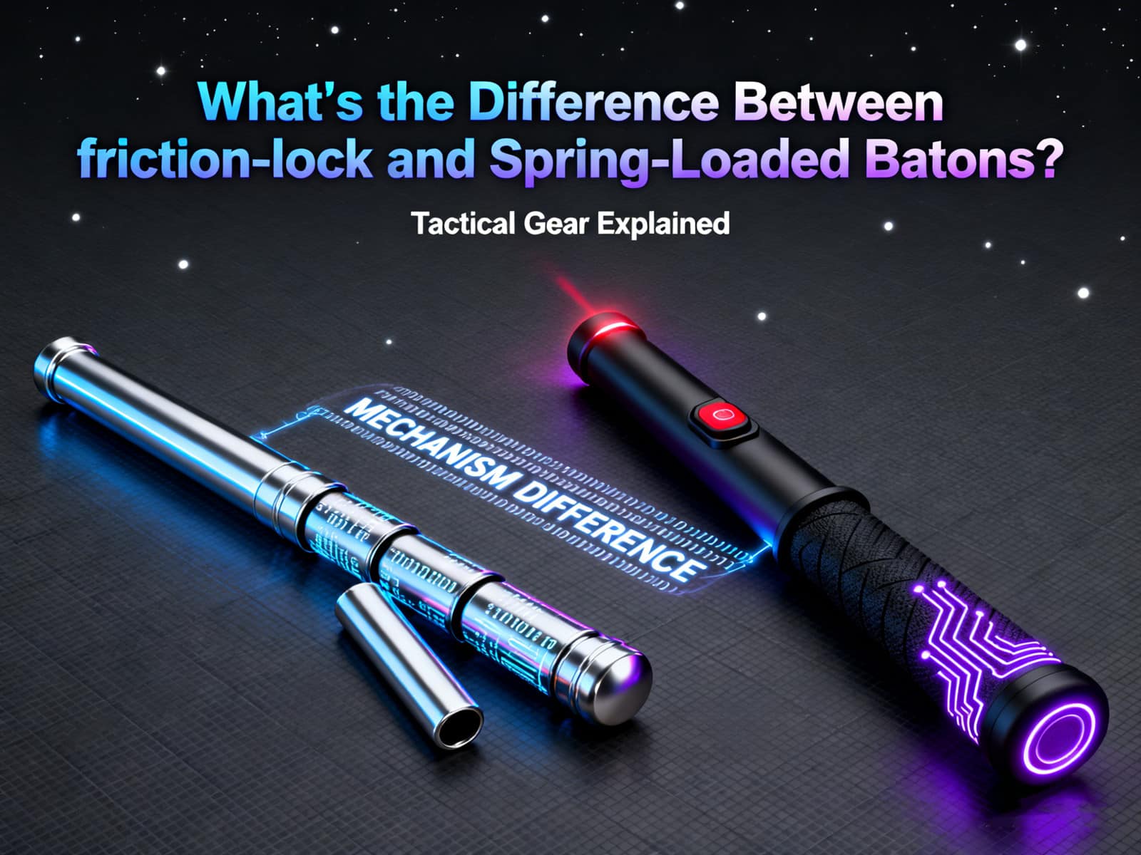 What’s the Difference Between friction-lock and Spring-Loaded Batons (3)
