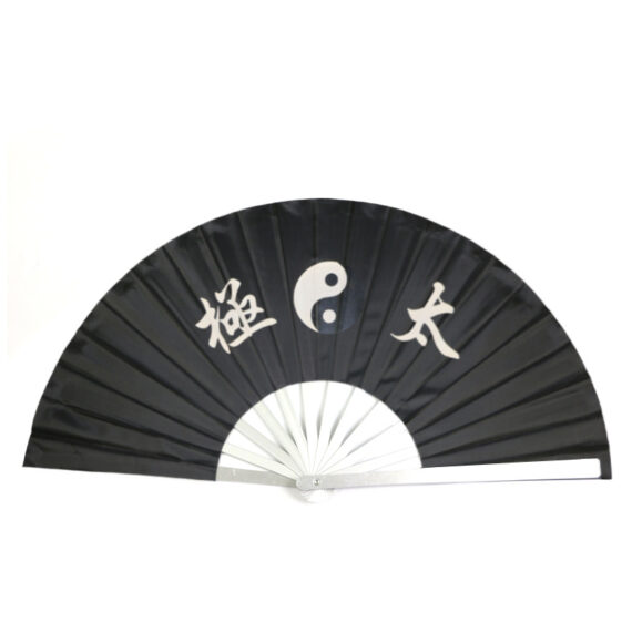 Tai Chi Characters Fan Aluminum Alloy Metal Fan Bones Tai Chi Fan