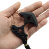 Carbon Fiber Single-Finger Arc-Shaped Knuckle Glove Vehicle-Carried Portable Weapon