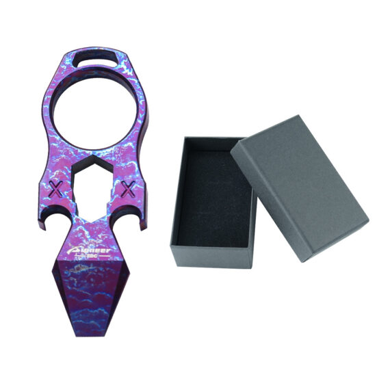 Colorful Large Titanium Alloy Multifunctional Keychain Outdoor Wrench Keychain
