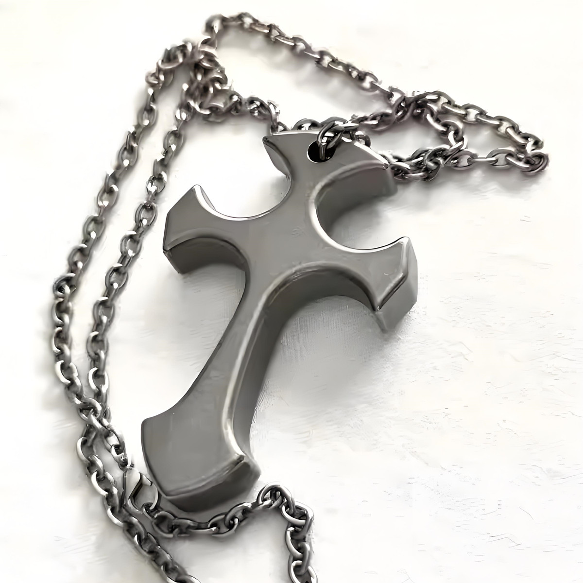 Covert Self-Defense Cross Knuckle Pendant - Necklace & Keychain Tool