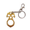 Gold Skull Multi-Tool Keychain with Bottle Opener Can Opener & Emergency Window Breaker