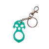 Green Skull Multi-Tool Keychain with Bottle Opener Can Opener & Emergency Window Breaker