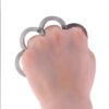 Stainless Steel Covert Outdoor Self-Defense Knuckle 4-Finger Tactical Impact Tool User