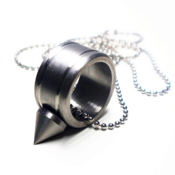 Stainless Steel Multi-Function Outdoor Keychain Tool with Glass Breaker Self-Defense Ring Side