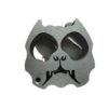18mm High Hardness Titanium Alloy Dual Finger Self Defense Knuckle Guard with Window Breaker