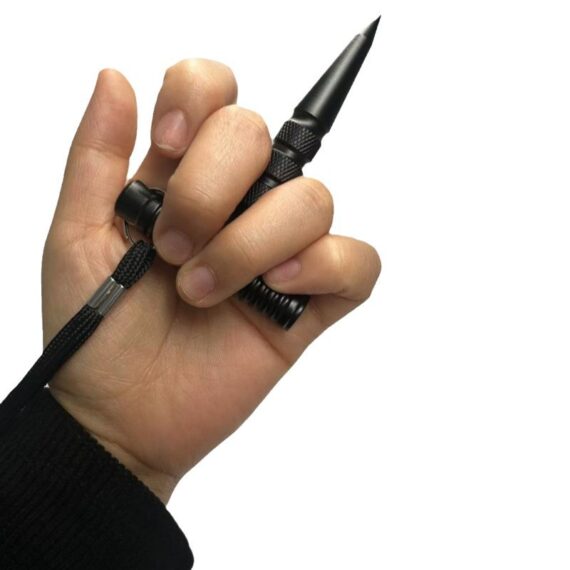 Black Outdoor Solid Multi-Function Portable Detachable T-Style Tactical Pen 1