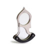 Black Single-Finger Zinc Alloy Hand Brace Keychain Multitools