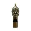 Brass Sun Wukong Monkey King Survival Whistle Car Keychain Accessory