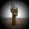 Brass Sun Wukong Monkey King Survival Whistle Car Keychain Accessory Side