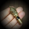 Brass Sun Wukong Monkey King Survival Whistle Car Keychain Accessory USE