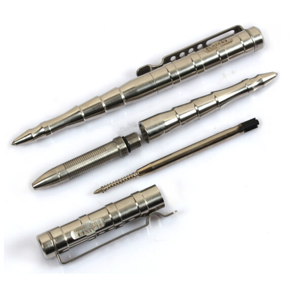 Full Stainless Steel Tactical Self-Defense Pen (2)