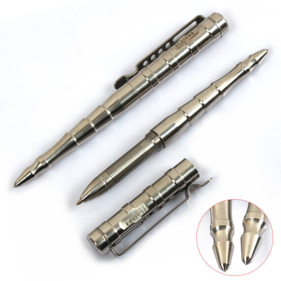 Full Stainless Steel Tactical Self-Defense Pen