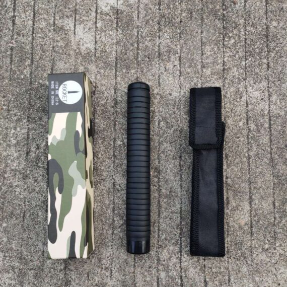 Rubber Triple-Section Expandable Baton for Self-Defense 2