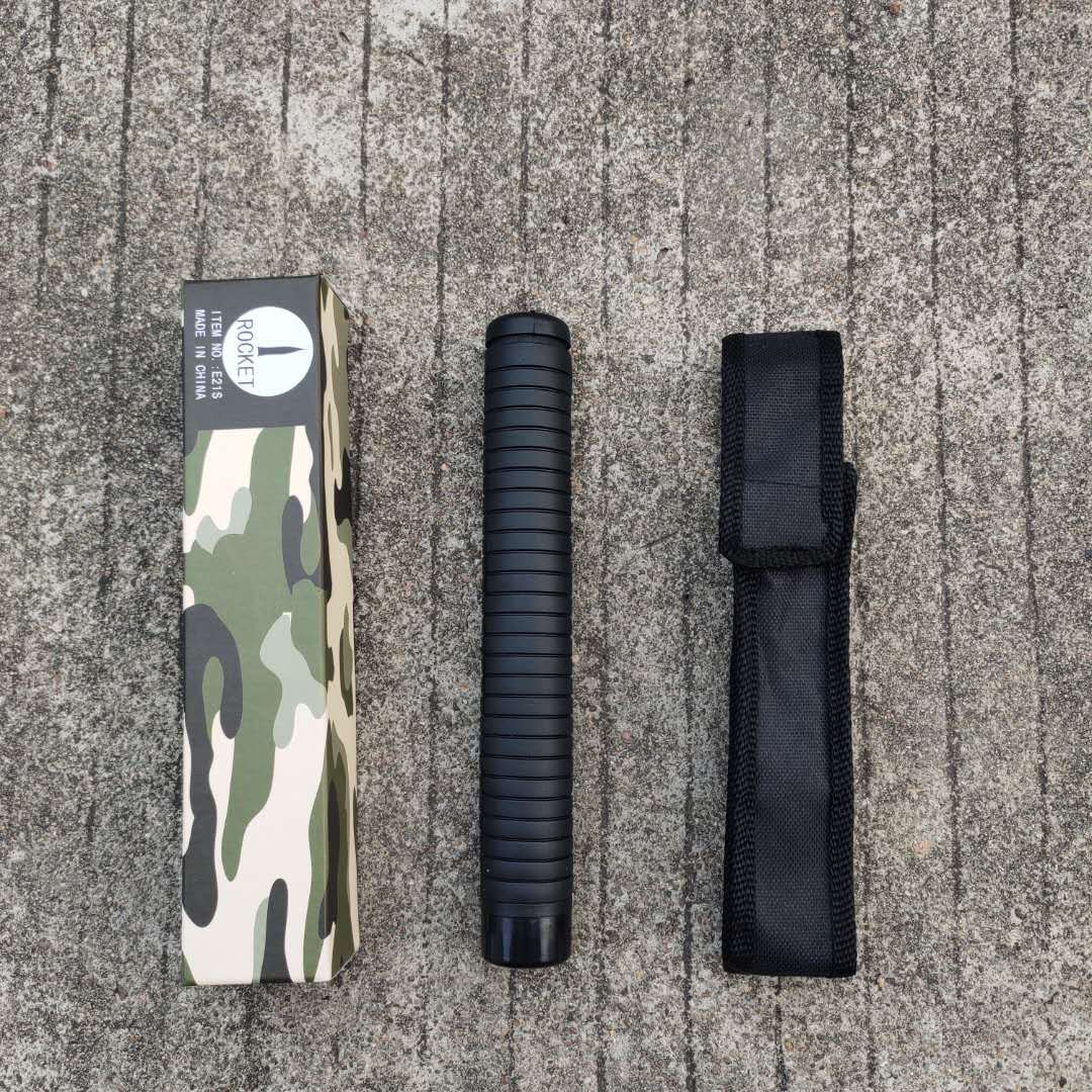 Rubber Triple-Section Expandable Baton for Self-Defense 2