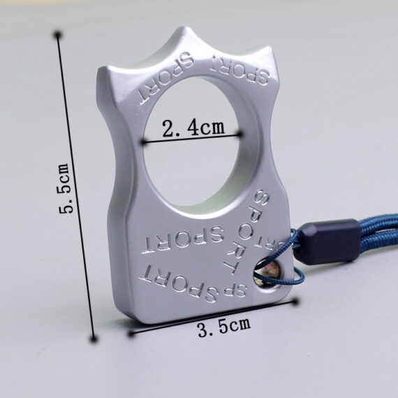 Single-Finger Knuckle Guard Palm Brace & Keychain with Clip