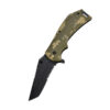 Camouflage-Patterned Stainless Steel Overlaid Plastic-Handled Folding Knife (5)
