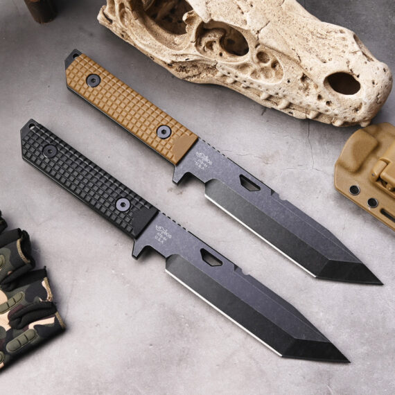 High-Hardness Outdoor Fixed Blade Tactical Survival Knife (4)