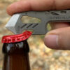 Titanium Alloy Multi-functional EDC Outdoor Survival Keychain Tool with Knife and Bottle Opener