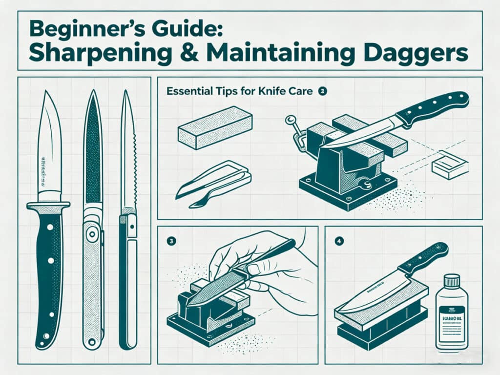 Beginner’s Guide Sharpening & Maintaining Daggers