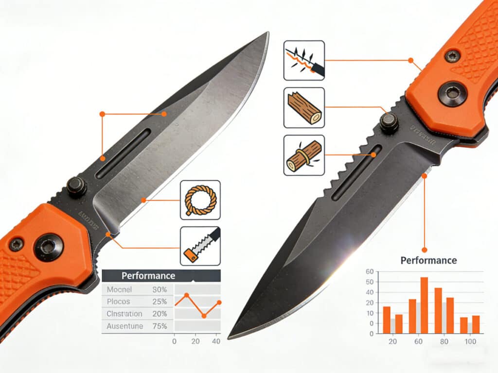 Serrated vs Straight Edge Rescue Knives What You Should Know