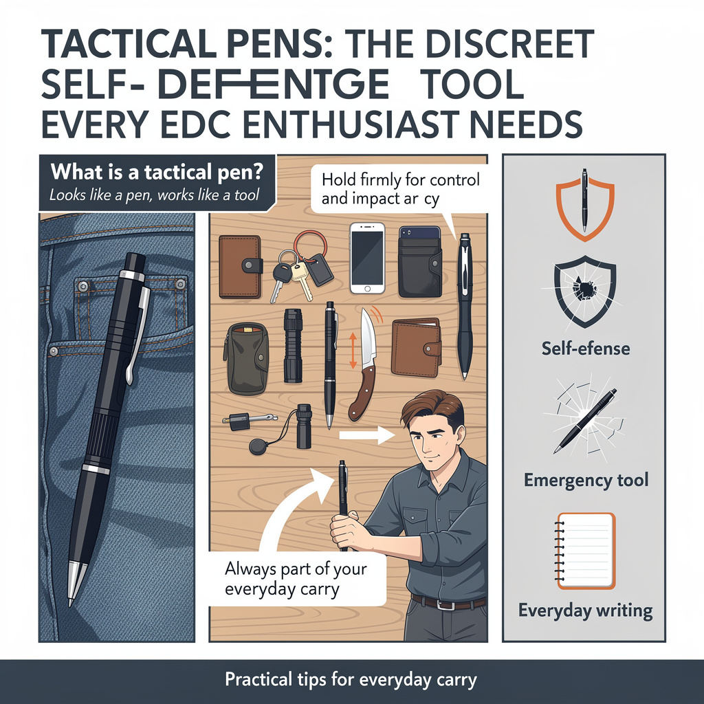 Tactical Pens The Discreet Self-Defense Tool Every EDC Enthusiast Needs 2