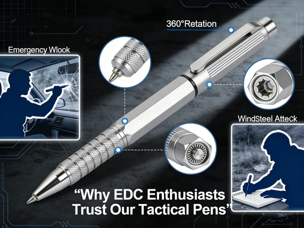 Why EDC Enthusiasts Trust Our Tactical Pens