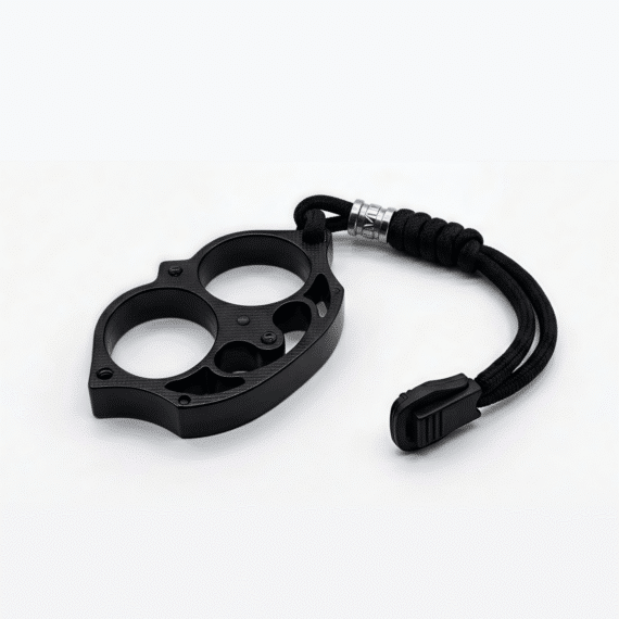 Tactical Knuckle Keychain Window Breaker Black