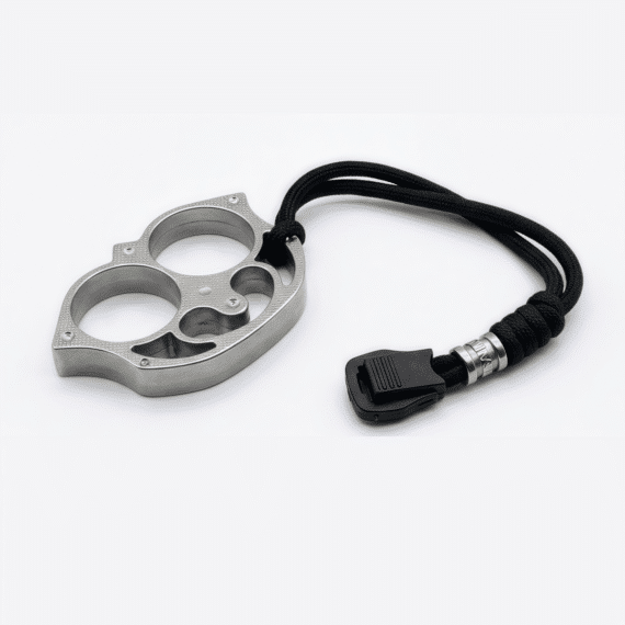 Tactical Knuckle Keychain Window Breaker Silver