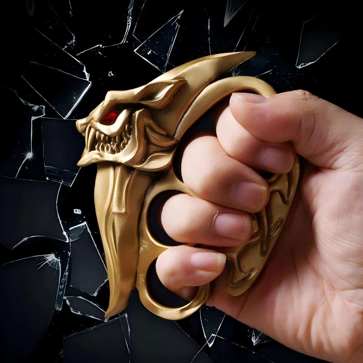 Sett Brass Knuckles League of Legends Cosplay Prop - Image 2