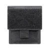 Black Compact Tactical EDC Waist Bag for Cards & Small Tools