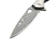 Colorful Shell Handle Damascus VG10 Outdoor Pocket Knife 7