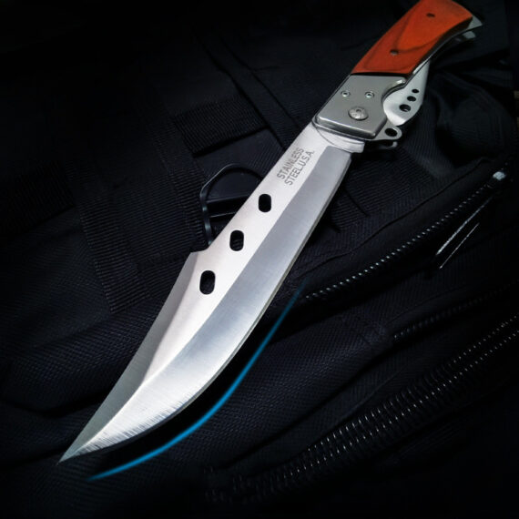 High-Hardness Dovetail Large Folding Knife for Outdoor Self-Defense 5