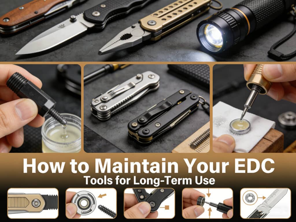 How to Maintain Your EDC Tools for Long-Term Use