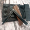 Outdoor Portable Folding Self-Defense Pocket Knife with Leather Sheath 3