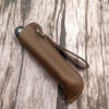 Outdoor Portable Folding Self-Defense Pocket Knife with Leather Sheath 9