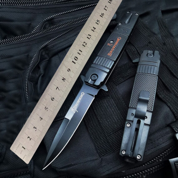 Stainless Steel Outdoor Folding Fishing Pocket Knife 1