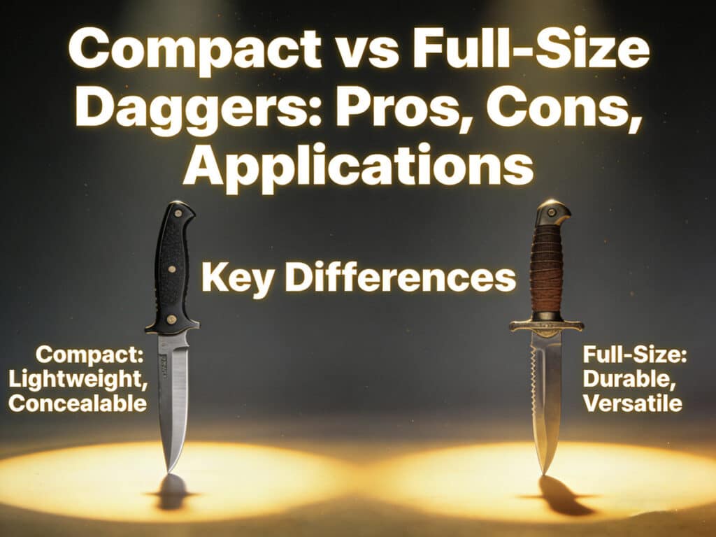 Compact vs Full-Size Daggers Pros, Cons, Applications