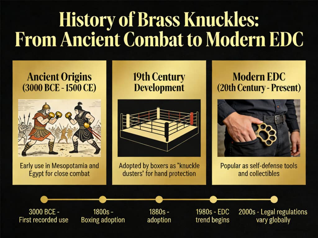 History of Brass Knuckles From Ancient Combat to Modern EDC (2)