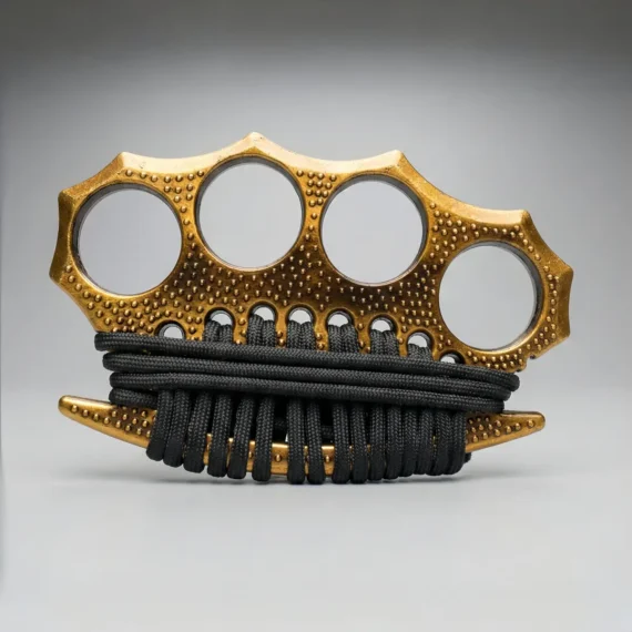 Paracord Wrapped Brass Knuckles Heavy Duty Knuckle EDC