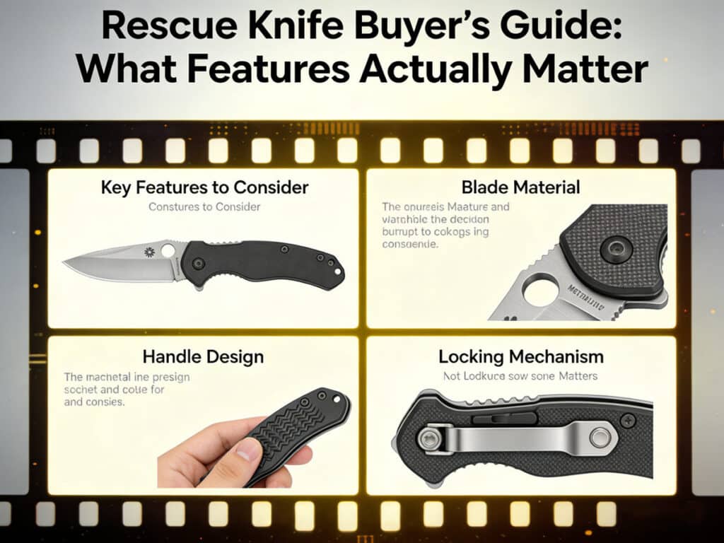 Rescue Knife Buyer’s Guide What Features Actually Matter