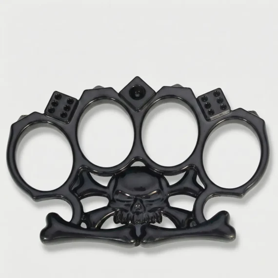 Skull Four Finger Knuckle Duster for Self Defense and Rescue Tool