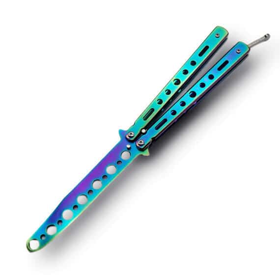 Stainless Steel Practice Trainer Tactical Knife for Beginners (2)